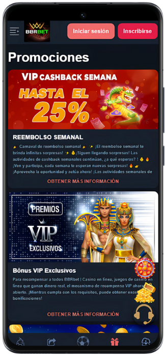 BBRBet Captura de pantalla de los códigos promocionales