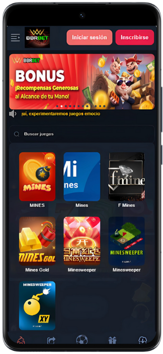 BBRBet Juego Encuentra las Mines
